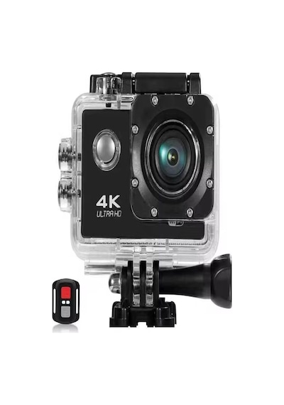 Kask Kamerası 170 Derece 16 Mp 4k Ultra Hd Wifi Aksiyon Kamerası Kumandalı Kamera