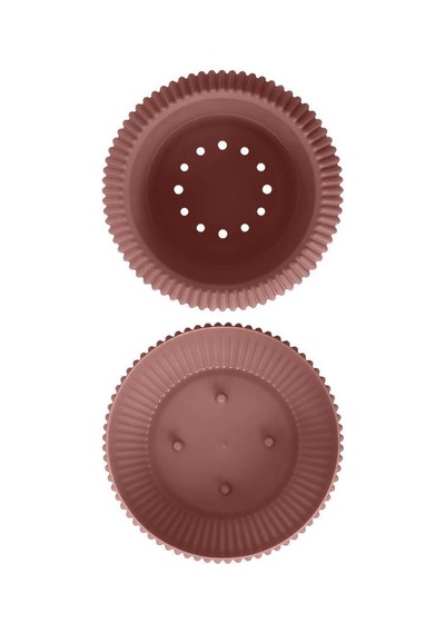 Omnipazar Krs-362 Plastik Mercan Kaktüs Saksı 0.35 Litre Soft Pembe 6 Adet
