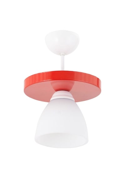 Ikili Yuvarlak Kırmızı Spor Model Modern Avize D