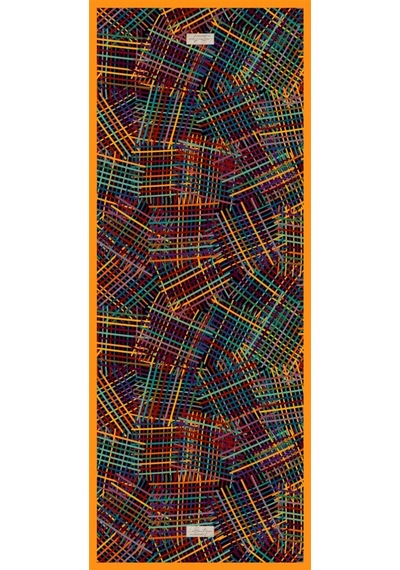 La Boutique Özel Seri Şal 2509-07 - 70x190 Çok Renkli