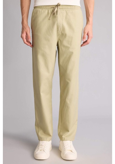 Defacto Baggy Fıt Belden Bağlamalı Haki Pantolon H5798ax26smkh404 Haki-kh404