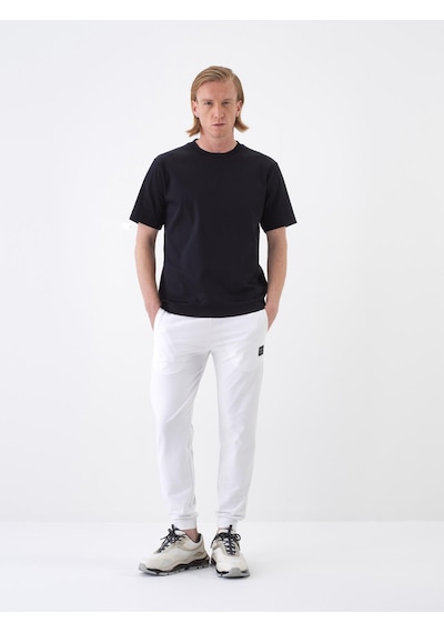 Xint Siyah Pamuk Dokulu Regular Fit Tişört 502208