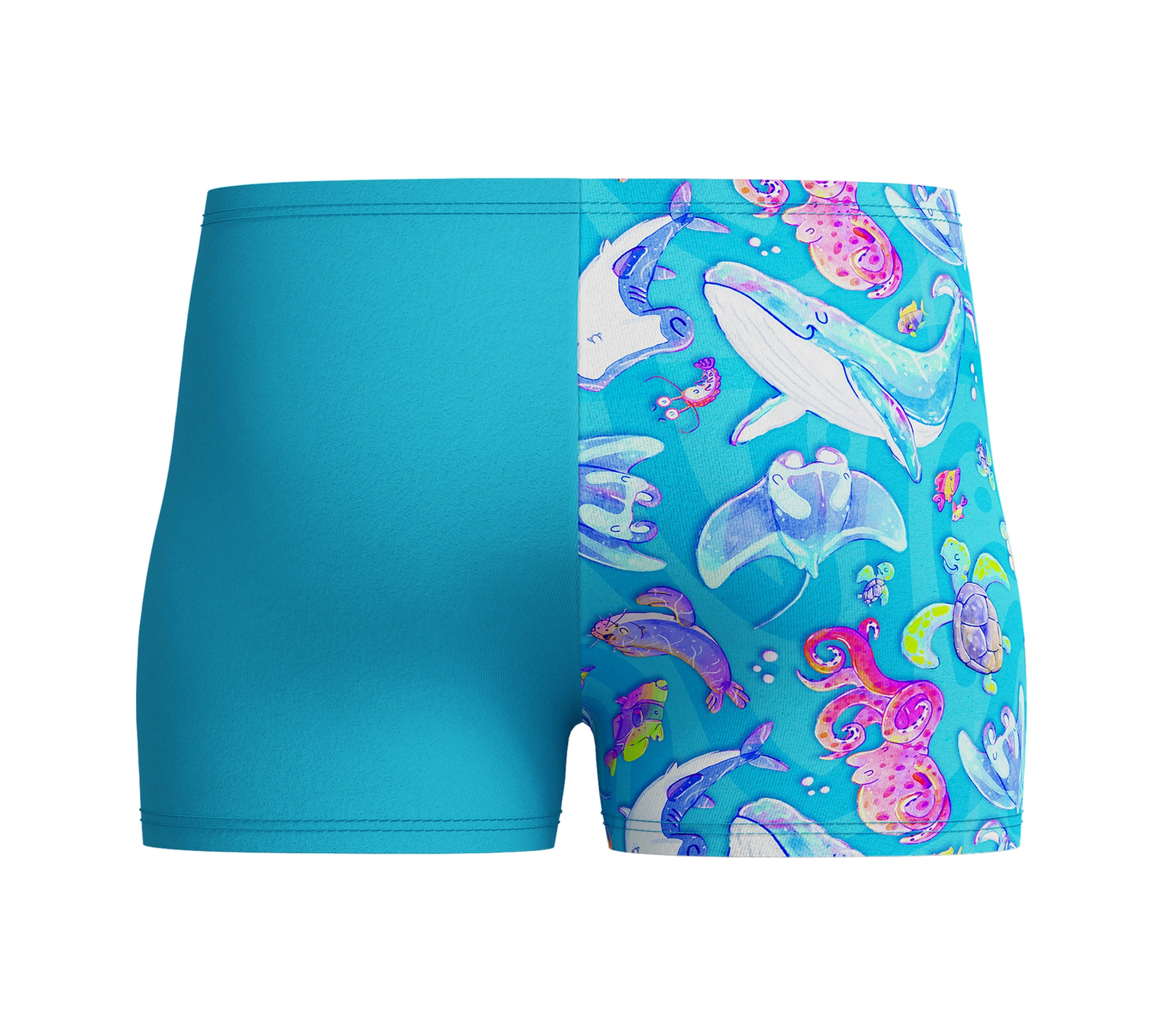 Speedo Printed Erkek Bebek Yüzücü Mayosu Mavi
