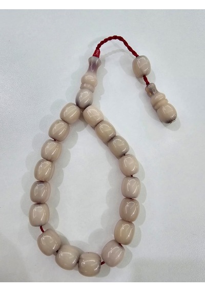 Zeyzun Usta İmzalı Bilek Boy Efe Maskot Sıkma Kehribar Tespih 13,