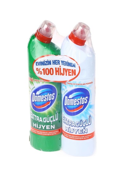 Domestos Dağ Esintisi Çamaşır Suyu 810 ML + Kar Beyazı 810 ML