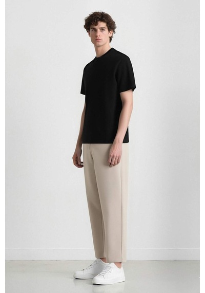 DeFacto Jogger Düz Paça Her Yöne Esneyen Yazlık Kumaş Pantolon -  T6317AZ25SPBG609