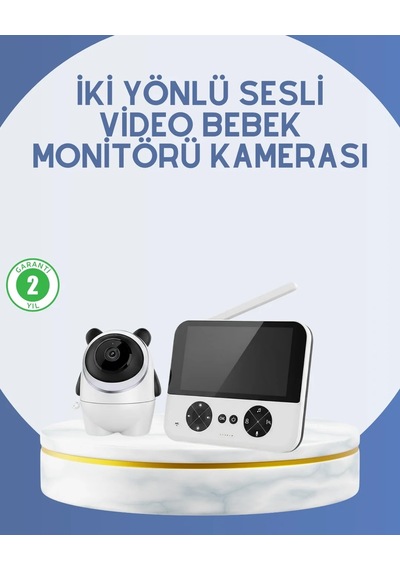 Ers Kablosuz Bebek Monitörü 720p Görüntü Ve Geniş Ekran Çok Renkli