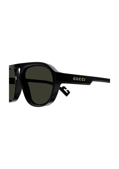 Guccı 1239s 004 58 Erkek Güneş Gözlüğü Siyah