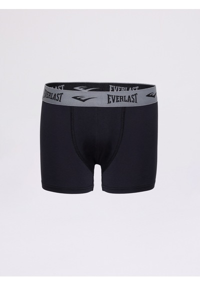 Everlast Renkli Lastik 3'lü Boxer Siyah