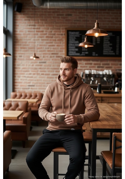 Buratti Erkek Sweat 5905281 Sütlü Kahve Sütlü Kahve