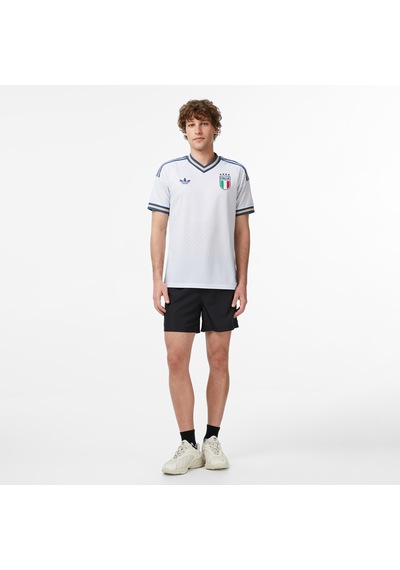 Adidas İtalya 26 Erkek Beyaz Deplasman Forması Kc8704 Mavi