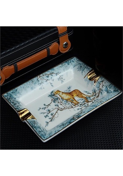 Lubinski Leopard Porselen Puro Küllüğü Gold 2li Lb-860