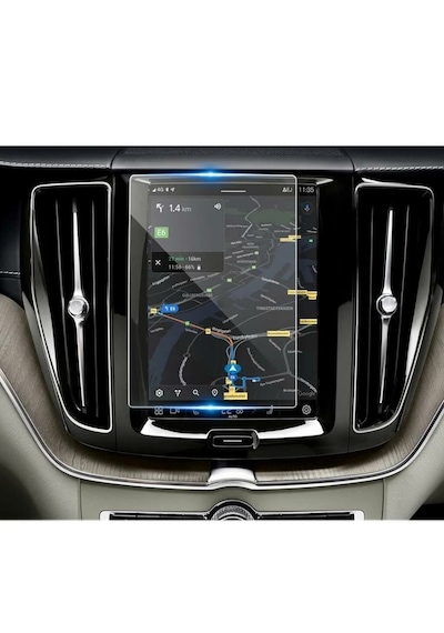 Volvo Ec40 8.7 İnç Uyumlu Ekran Koruyucu Multimedya Navigasyon Nano 9H Nano Ekran Koruyucu