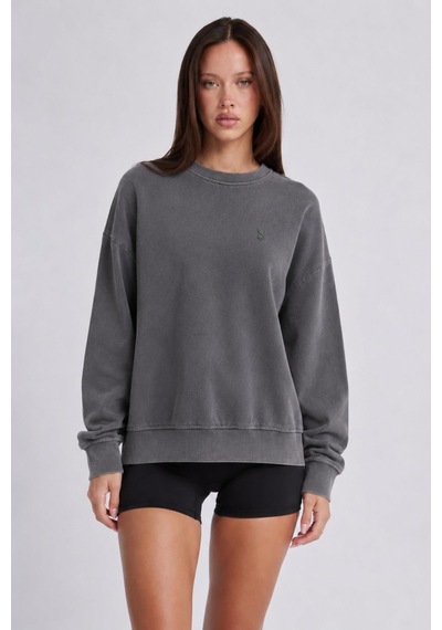 Hummel Dellax Sweatshirt 922548-2001 Siyah Kadın Sweatshirt