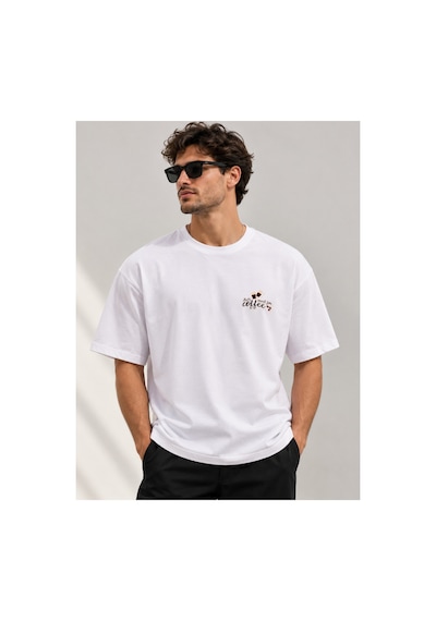 Me Selection Coffee Tasarım %100 Pamuk Unisex Basic Tişört Beyaz
