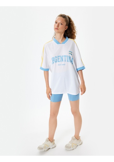 Koton Oversize Spor Tişört Slogan Baskılı V Yaka Biyeli Kısa Kollu Beyaz 4sak10256nk Beyaz Koton Oversize Spor Tişört Slogan Baskılı V Yaka Biyeli Kısa Kollu Beyaz 4sak10256nk Beyaz