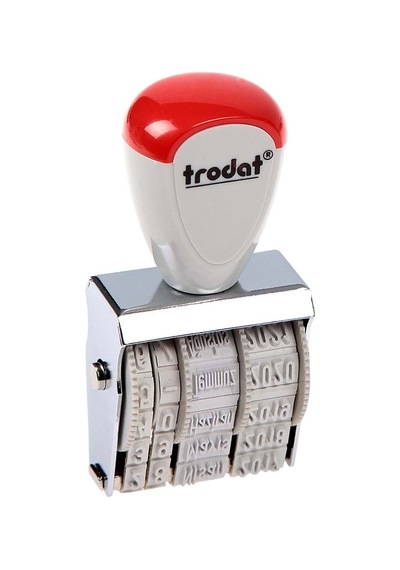 Trodat Tarih Damgası 4 Mm Türkçe 1010