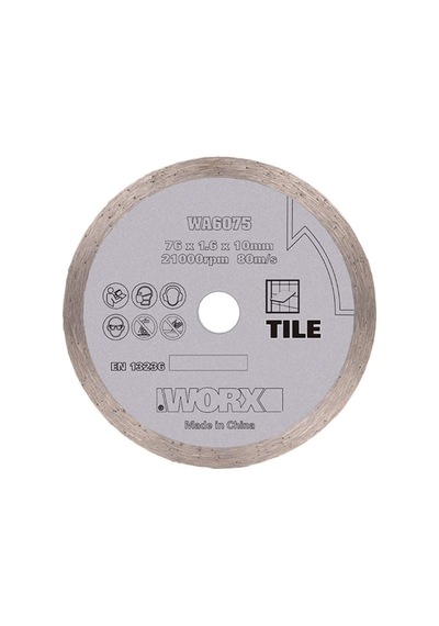 Worx Wa6075 Wx801 İçin 76x10mm Fayans, Seramik, Mermer Elmas Kesme Diski Fr Wa6075
