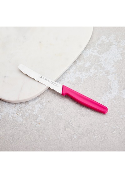 Aryıldız Solo Domates Bıçağı Pembe 11 Cm Renkli