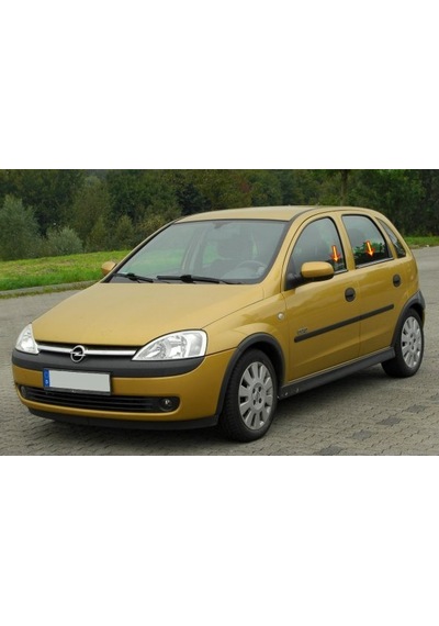 Opel Corsa B Krom Cam Çıtası 4 Parça 1996-2000 Paslanmaz Çelik