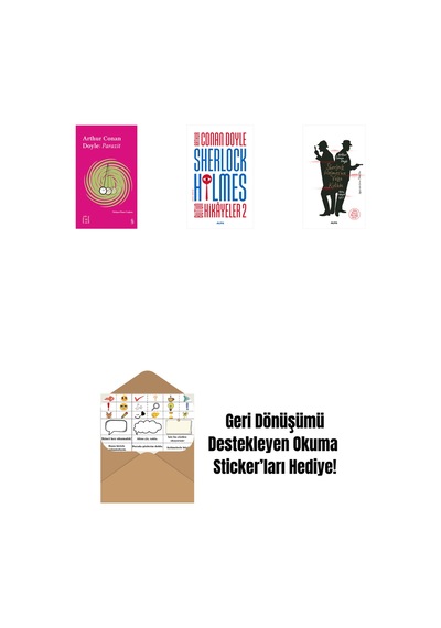 Everest Açıkhava 37 - Parazit + Sherlock Holmes - Bütün Hikayeler 2 Ciltli + Sherlock Holmes Un Vaka Kitabı + Okuma Sticker'ları