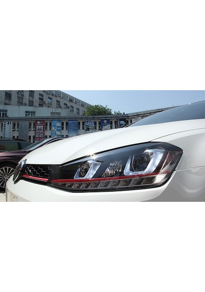 Golf 7 Gtı Çift U Led Kırımzı Çizgili Bı-Xenon Far