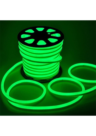 12 V Neon Led 1 Metre Kumanda Modülü Ve Trafo Hariç Koyu Yeşil