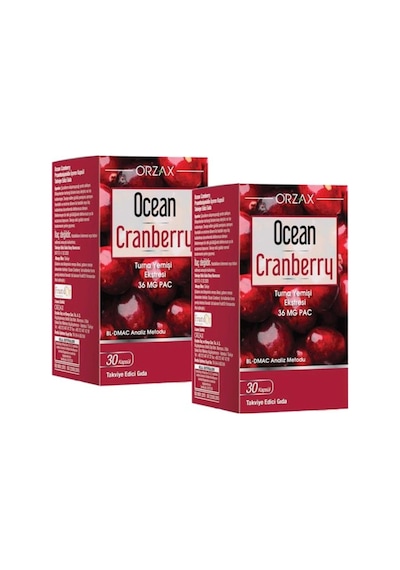 Ocean Cranberry Turna Yemişi Ekstresi 36 Mg Pac 30 Kapsül 2 Adet