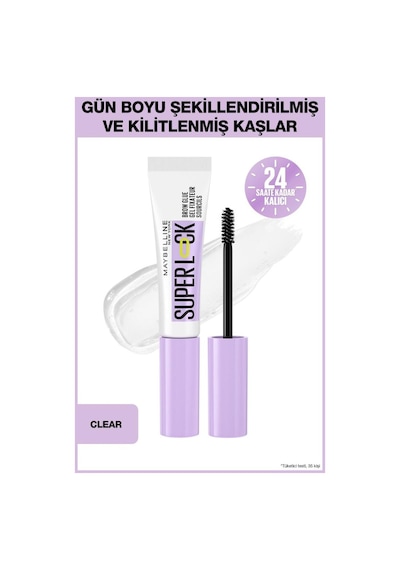 Telescopic Gold Maskara - Siyah & Super Lock Brow Glue Kaş Sabitleyici Maskara - Şeffaf pkttelesmasksuperlock-10572