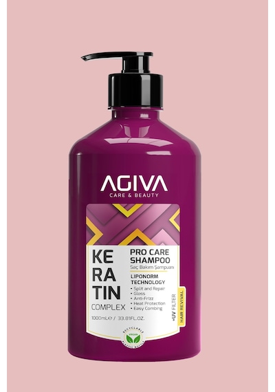 Keratin Complex Pro Care Onarıcı Ve Isı Koruyucu Saç Bakım Şampuanı-1000ml