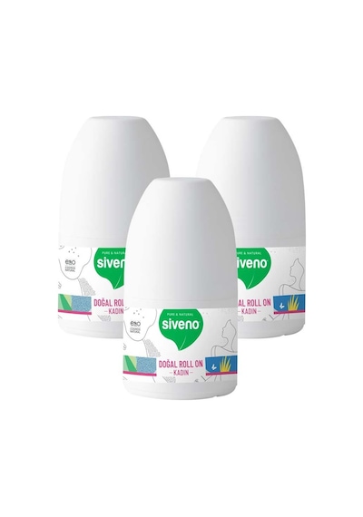 Siveno Doğal Roll-On Kadın 3 x 50 ML