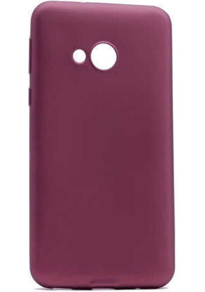 Htc U Play Kılıf Zore Premier Silikon Kapak Mürdüm