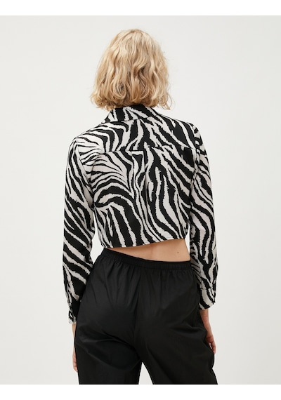 Koton Zebra Desenli Saten Crop Gömlek Uzun Kollu Siyah Desenli 3sak60187pw 3SAK60187PW9D9 Siyah Desenli Koton Zebra Desenli Saten Crop Gömlek Uzun Kollu Siyah Desenli 3sak60187pw 3SAK60187PW9D9 Siyah Desenli