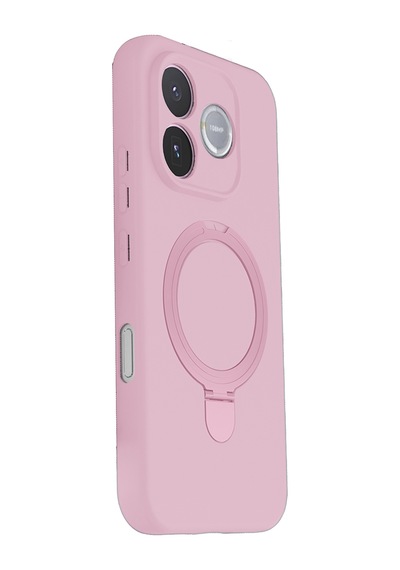 Newface - 64 - Huawei Honor 600 Lite Regal Magsafe Standlı Kapak - - Spt-gld - Açık Pembe