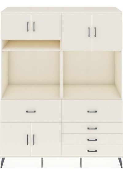 Hyperion Gardrop 7 Raflı 5 Çekmeceli 6 Kapaklı 176x44x221 Aytaşı-aytaşı Aytaşı