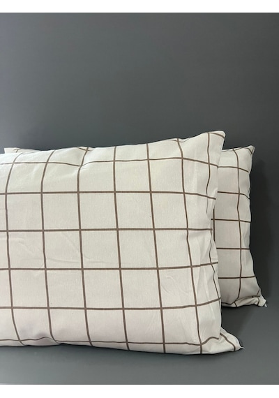 Pamuklu 2 Adet Fermuarlı 50x70 Cm Yastık Kılıfı