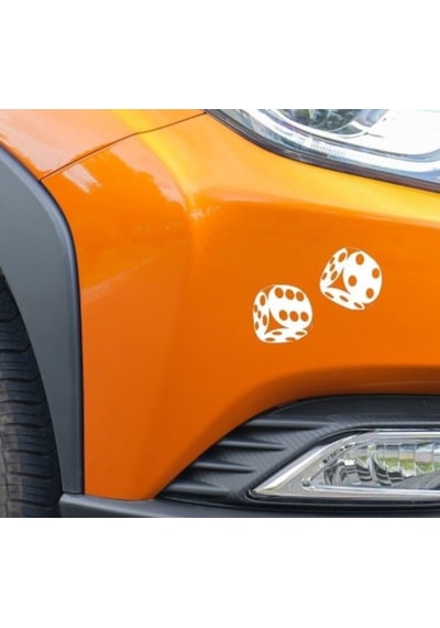 Zar Atma Araba Sticker Yapıştırma Resim