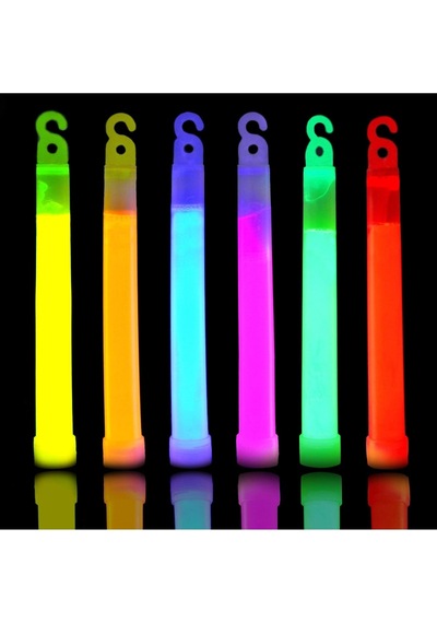 Asılabilir Glow Stick Lamba - Karanlıkta Yanan - 1 Adet Çok Renkli