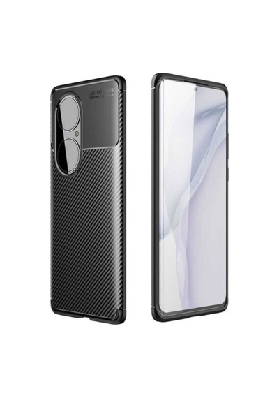 Huawei P50 Pro Kılıf Zore Negro Silikon Kapak Siyah