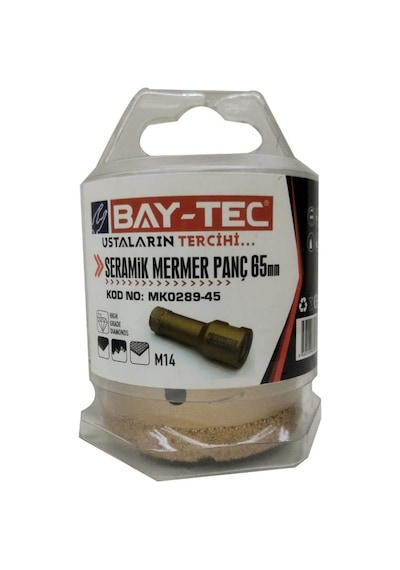 Bay-tec Mk0289-45 Seramik Mermer Delme Panç 65 Mm