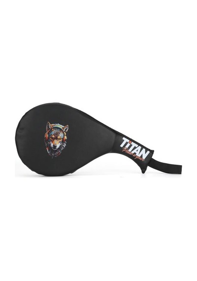 Titan Sport Taekwondo, Kick Boks Ve Muay Thai Kurt Desenli Siyah Raket Ellik