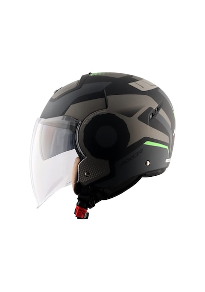 Axor Striker Ultron Açık Kask Siyah-gri Siyah - Gri