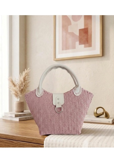 İlke Çanta Dünyası Kelebek Cotton Makrome El Yapımı Kadın Çanta Şık Tasarım, Dayanıklı Örgü, Günlük Kullanım Pembe - Pudra İlke Çanta Dünyası Kelebek Cotton Makrome El Yapımı Kadın Çanta Şık Tasarım, Dayanıklı Örgü, Günlük Kullanım Pembe - Pudra
