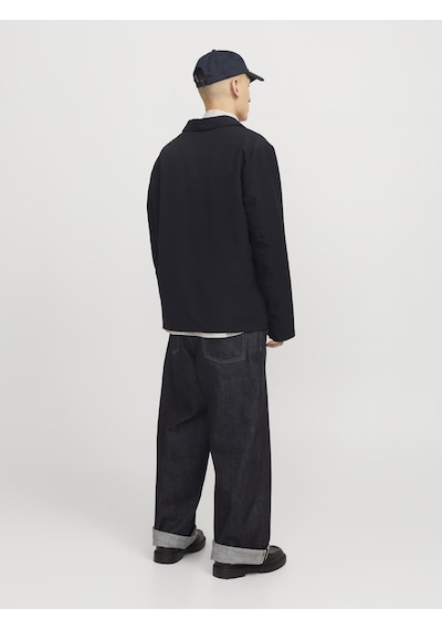 Jack & Jones Erkek Gömlek Yaka Ceket - Perfect - 12270677 Black Siyah Jack & Jones Erkek Gömlek Yaka Ceket - Perfect - 12270677 Black Siyah