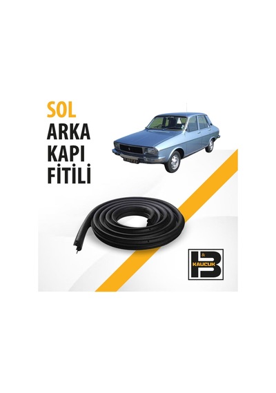 Renault Reno-12 Sedan Sol Arka Kapı Fitili Bm04399