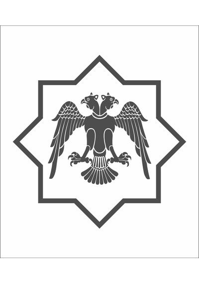 Selçuklu Kartalı Sticker Selçuklu Yıldızı Sticker - Araba Oto Motosiklet Karavan Cam Laptop Etiket - 00228 30x30 Cm