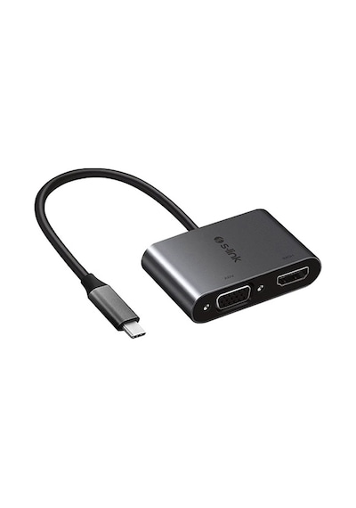 S-Link Swapp Sw-U516 Type-C To Hdmi Vga Adaptör
