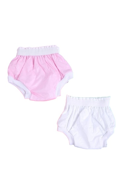 Babyhola 15-20kg 2'li Yıkanabilir Yüksek Emici Alıştırma Külodu Pembe-beyaz 1400