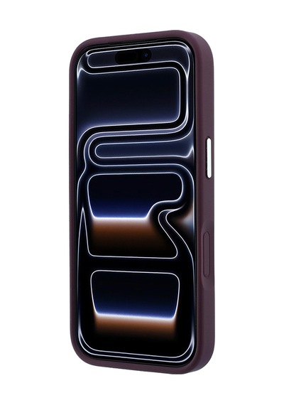 Apple iPhone Uyumlu 18 Pro Kılıf Karl Lagerfeld Lisanslı M-safeli Metal Logo Pu Saffiano 360 Standlı Kapak Bordo