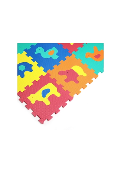 Baby Toys STT-1001B3_Hayvanlar Eva 10 Parça Bebek Puzzle Oyun Matı Yer Karosu